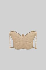 Butterfly Sparkly Clutch - Gold