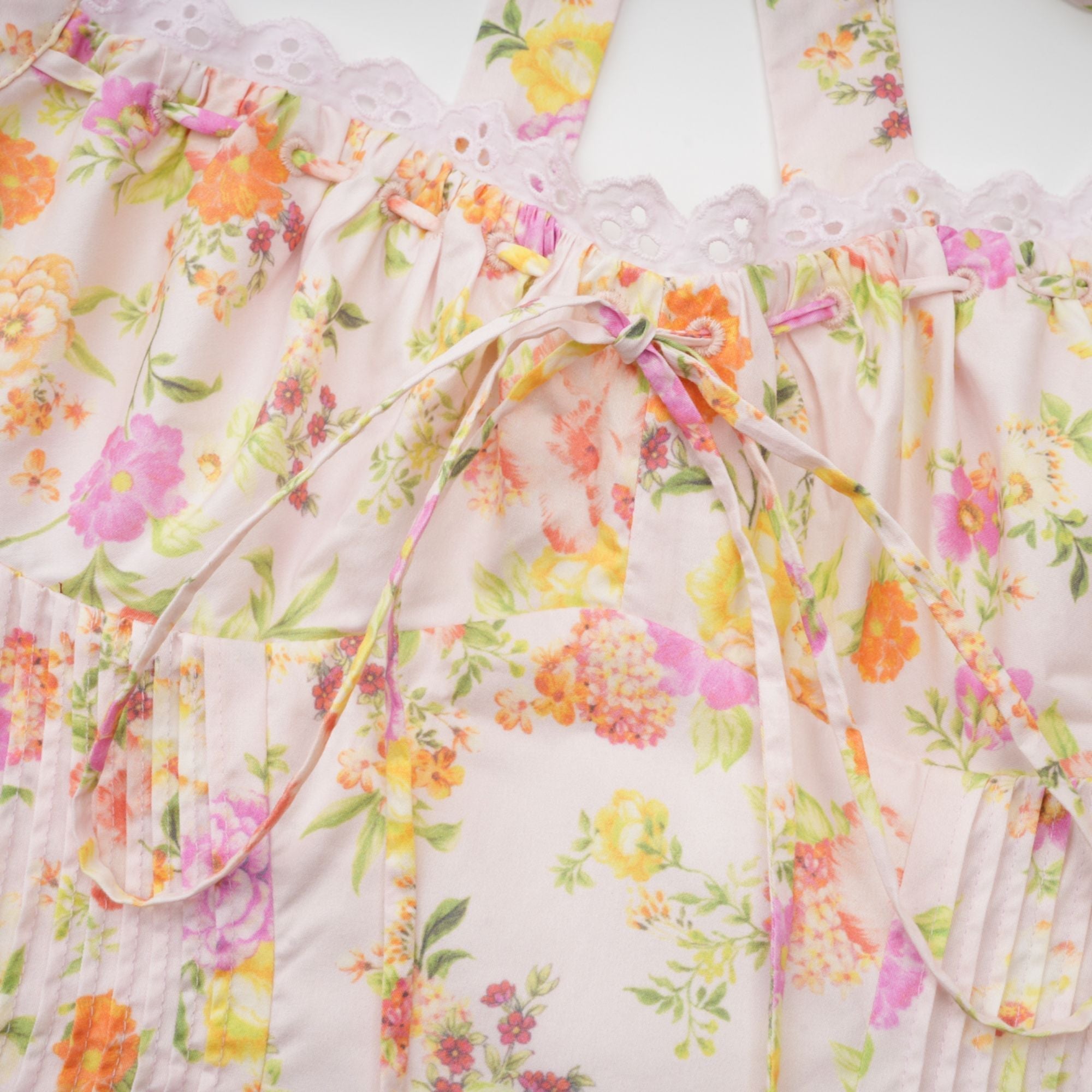 Odette Chic Floral-Print Halterneck Midi Dress