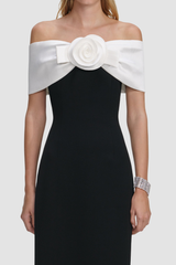 Parvi Floral Off Shoulder Maxi Dress